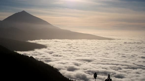 Teide national park, Teide volcano in the background, Tenerife, Spain