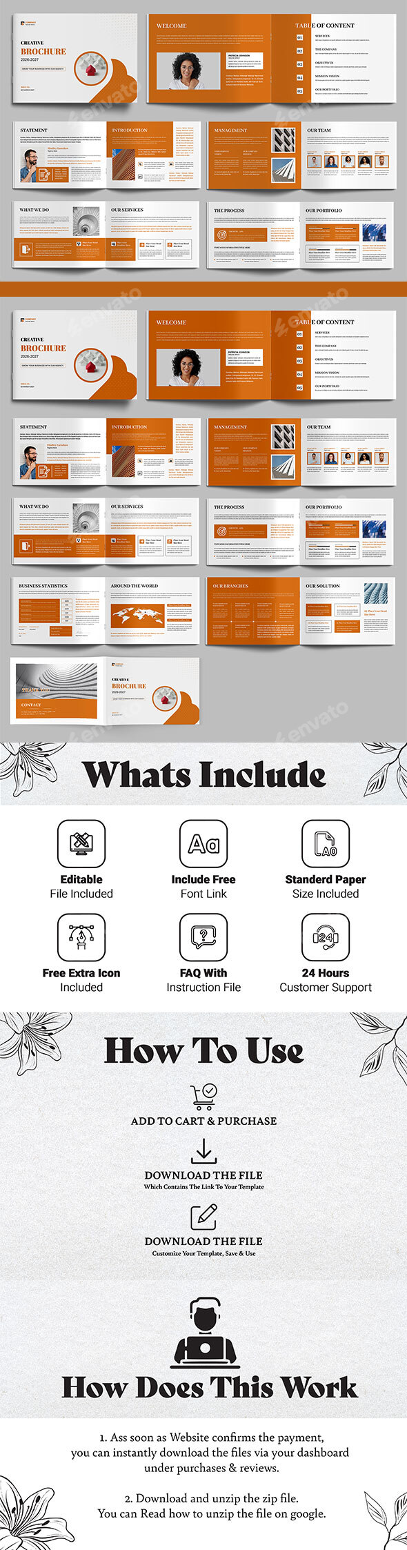 Creative Business Brochure Design Layout