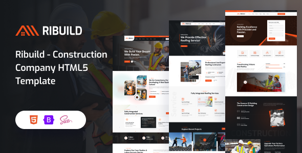 Ribuild – Construction Company HTML5 Template