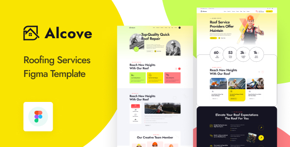 Alcove - Roofing Services Figma Template