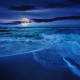 Ocean Waves Relaxing Ambience at Night