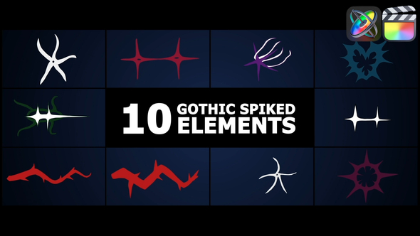 Gothic Spiked Elements | FCPX