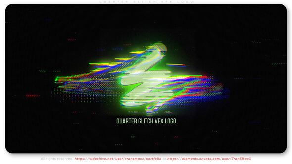 Quarter Glitch VFX Logo