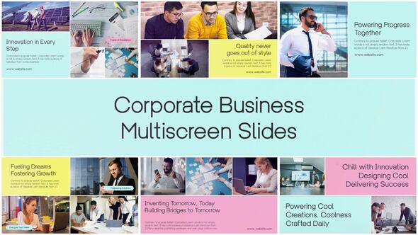 Minimal Multiscreen Corporate Business Slideshow alt