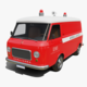 Vintage Ambulance Van - 3DOcean Item for Sale