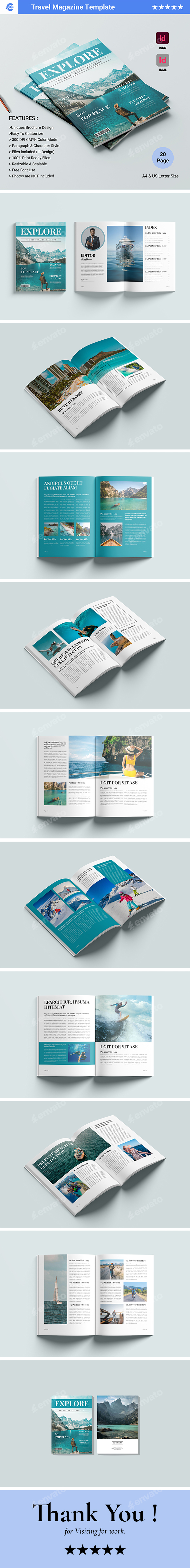 Travel Magazine Template