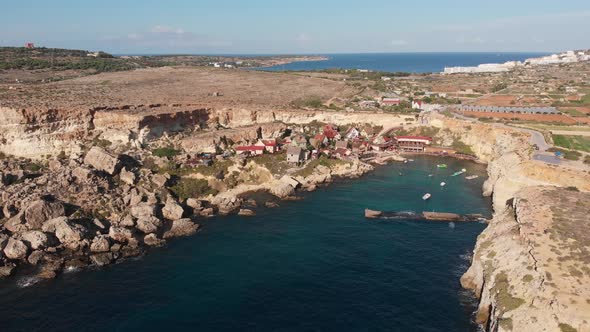 Aerial drone video from Malta,Mellieha and surroundings.