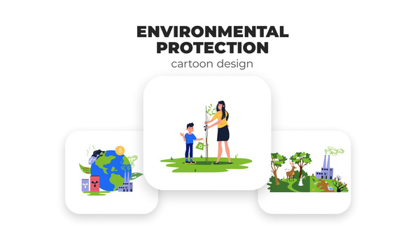 Environmental Protection - Cartoon Design