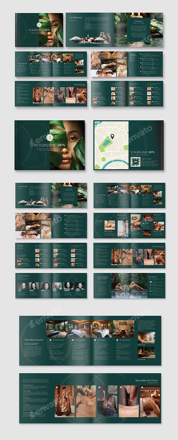 Spa & Wellness Brochure Template