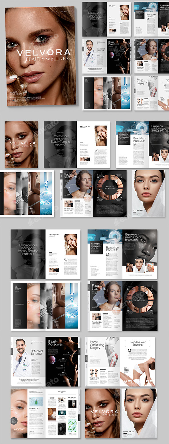 Beauty & Wellness Brochure Template