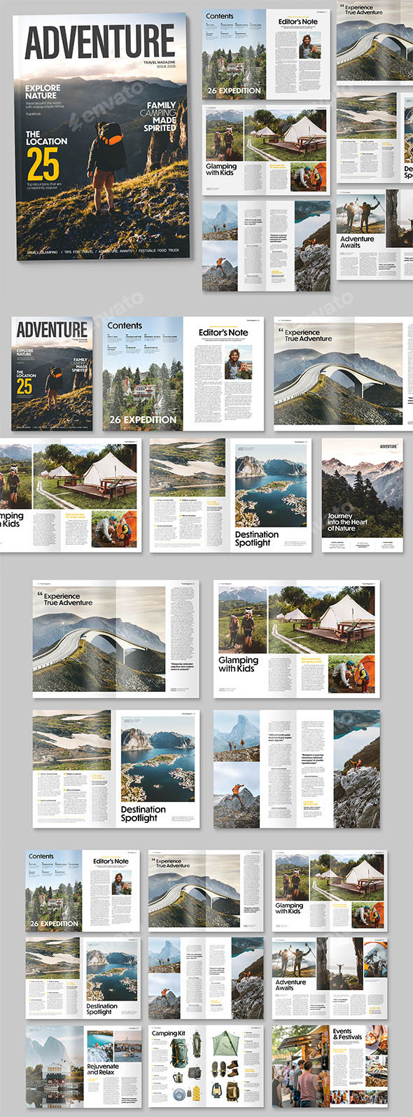 Travel Magazine Template