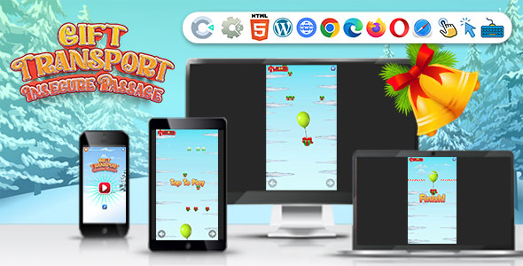 Gift Transport Insecure Passage ( Construct | C3P | CAPX | HTML5 ) Christmas Game