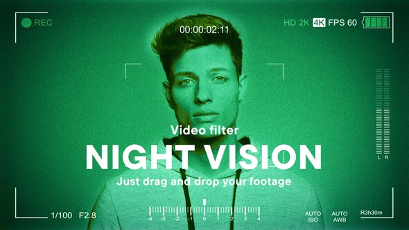 Night Vision Video Effect Template