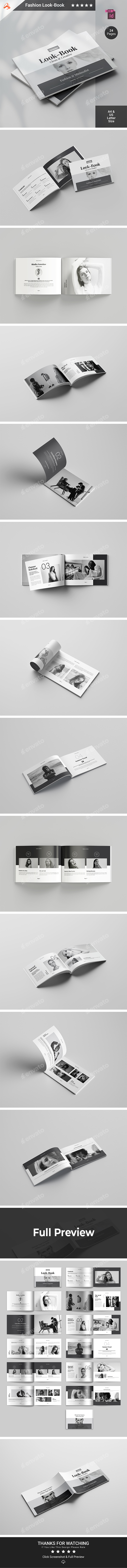 Fashion Lookbook Template Landscape