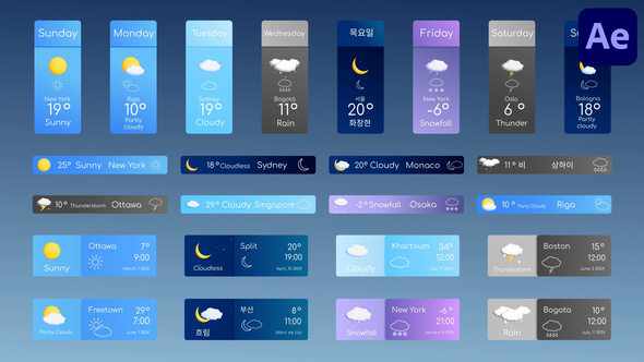 Weather Bars for After Effects