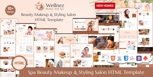 Wellnez - Spa Beauty & Wellness Salon HTML Template