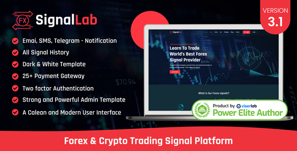 SignalLab – Forex And Crypto Trading Signal Platform