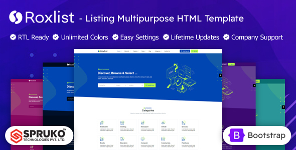 Roxlist - Listing Directory Multipurpose HTML Template