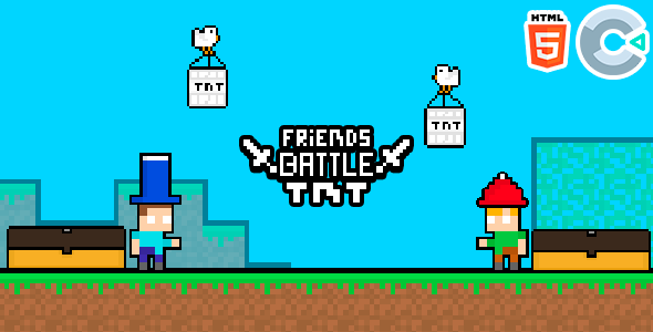 Friends Battle TNT  - HTML5 Game - Construct 3