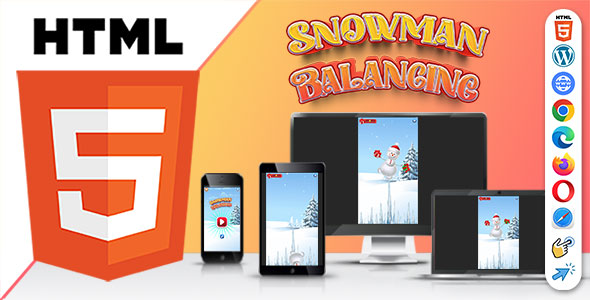 Snowman Balancing ( HTML5 ) Christmas Game