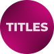 Titles - VideoHive Item for Sale