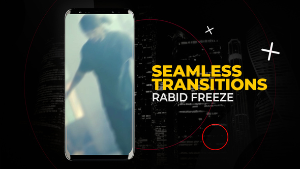 Vertical Rabid Freeze Transitions | After Effects alt