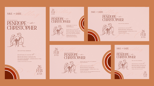 Wooing Wedding Invitation alt