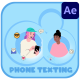 Phone Texting Explainer for After Effects - VideoHive Item for Sale