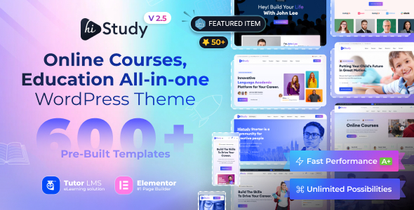 Education WordPress Theme | HiStudy