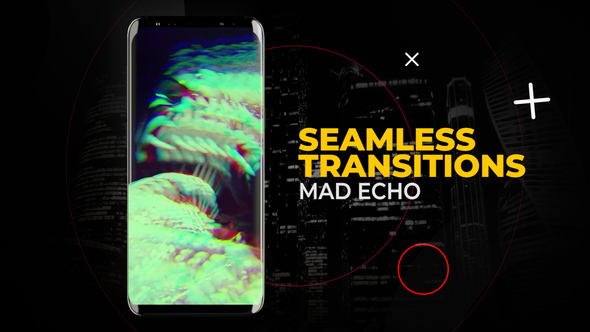 Vertical Mad Echo Transitions | After Effects alt