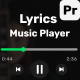 Music Players with Lyric and Visualizer Vol.2 - VideoHive Item for Sale