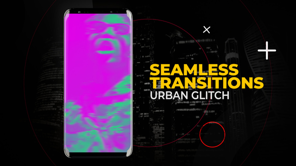 Vertical Urban Glitch Transitions | After Effects