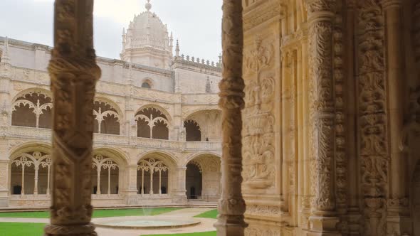 Hieronymites Monastery Mosteiro Dos Jeronimos in Lisbon Portugal