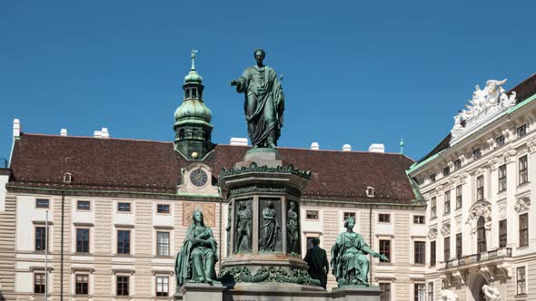 Hyperlapse of Hofburg Vienna