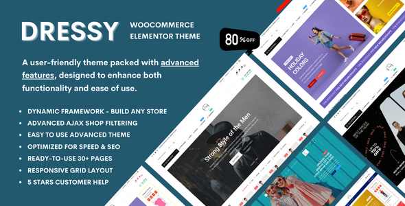 Dressy - Fashion Store eCommerce WordPress Theme