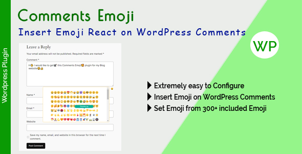 Comments Emoji – Insert Emoji React on WordPress Comments