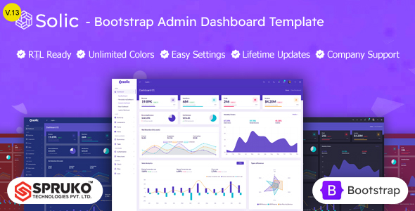 Solic – Bootstrap Admin Dashboard HTML Template