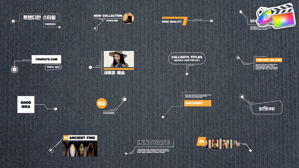 Callouts Titles for FCPX alt