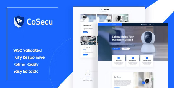 Cosecu - Home Automation, CCTV, Security HTML Template