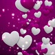 Soft Hearts Loop Background 4K - VideoHive Item for Sale