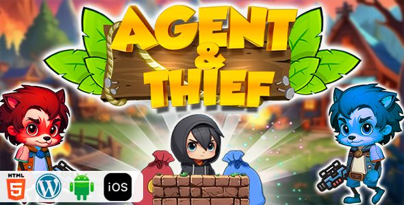 Agent & Thief - HTML5 Construct3 Game
