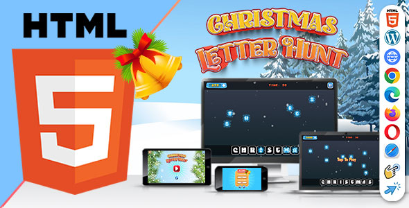Christmas Letter Hunt ( HTML5 ) Christmas Game