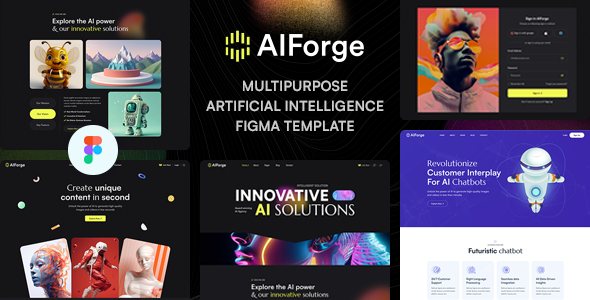 AIForge - Multipurpose AI Figma Template