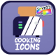 Cooking Icons and Titles Thumbnail