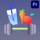 Fitness Icons And Titles for Premiere Pro - VideoHive Item for Sale