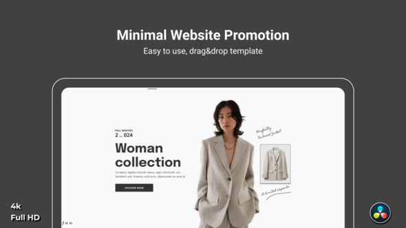 Minimal Website Promo