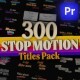 Stop Motion Text Overlays Pack for Premiere Pro: Pop Up, Cartoon, Paper, Wedding, Brush & More - VideoHive Item for Sale