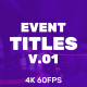 Titles - VideoHive Item for Sale