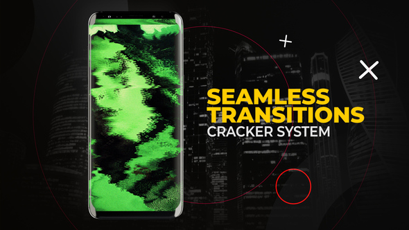 Vertical Cracker System Transitions | After Effects alt