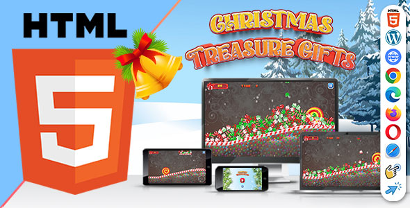 Christmas Treasure Gifts ( HTML5 ) Christmas Game